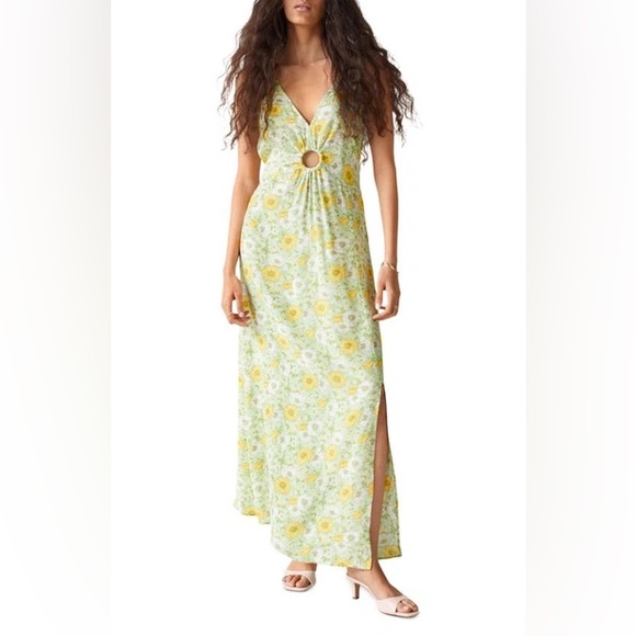 & Other Stories Green Floral Maxi Dress - Picture 3 of 8
